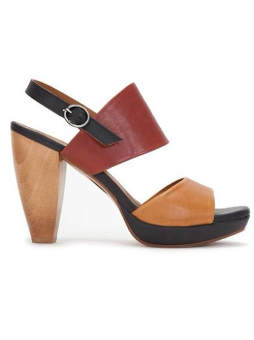 Coclico Frey Cuio Colorblock Platform Sandal